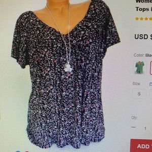 XL women’s floral blouse